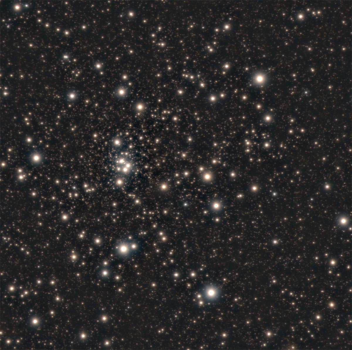 Color composite GSAOI+GeMS image of HP 1 obtained using the Gemini South telescope in Chile
