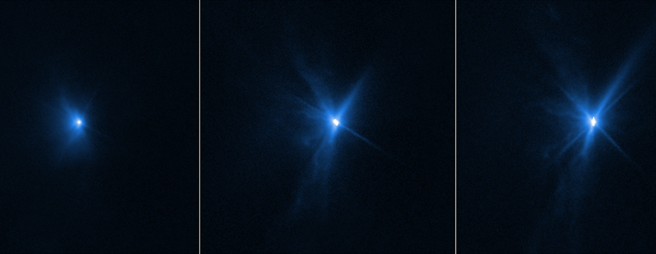 Webb Y Hubble Captan Vistas Detalladas Del Impacto De Dart Aura