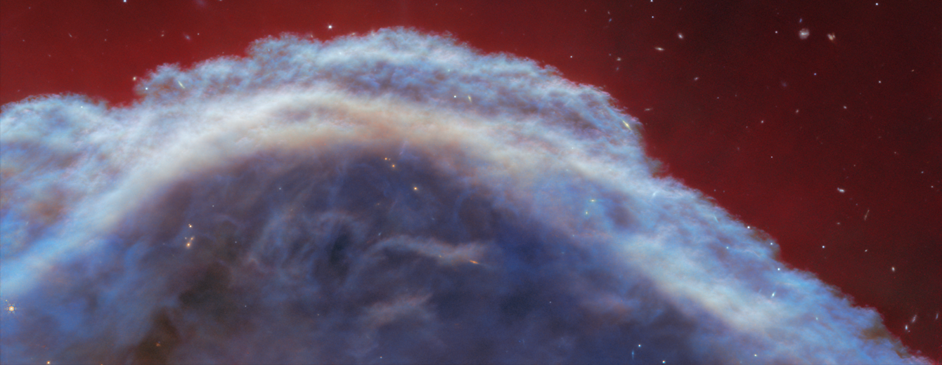 Webb captura la cima de la icónica nebulosa “Cabeza de Caballo” con un ...