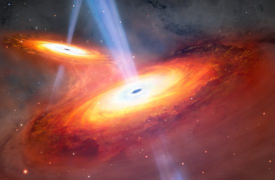 Observatorio Internacional Gemini y Subaru unen fuerzas para descubrir la primera pareja de cuásares en el principio del Universo