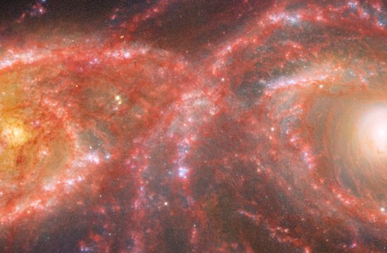 Ojos “empapados de sangre”: Webb y Hubble de la NASA examinan un par de galaxias