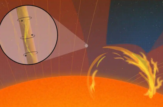 La Atmósfera del Sol pulsa con ondas giratorias ocultas