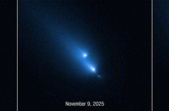Hubble de la NASA capta inesperadamente un cometa fragmentándose